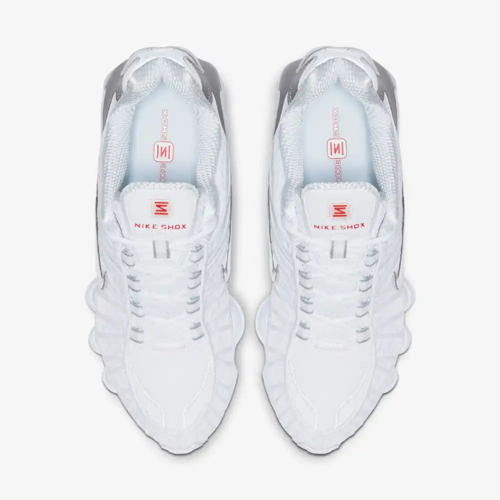 Nike Shox TL Blanco Plata Metalizado
