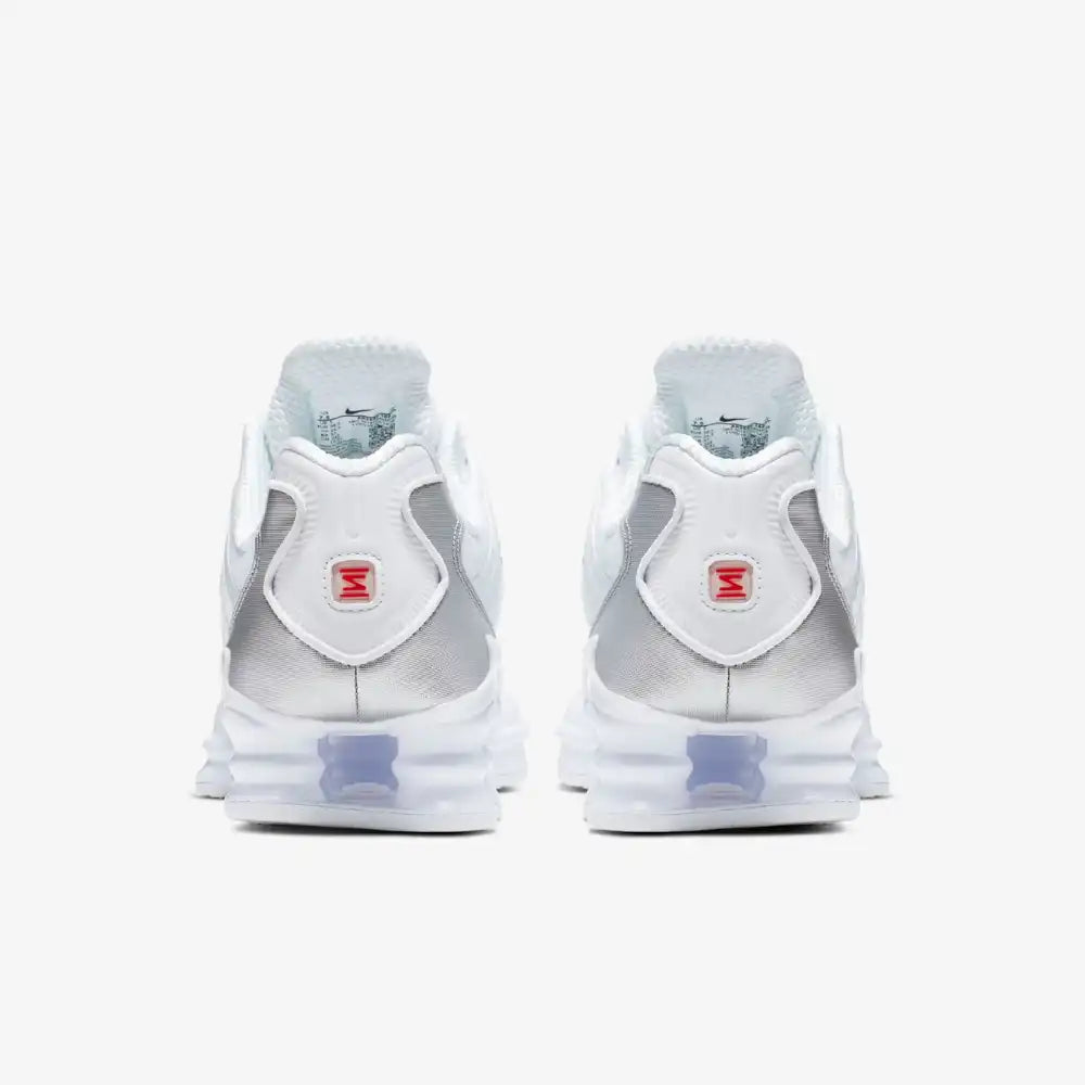 Nike Shox TL Blanco Plata Metalizado