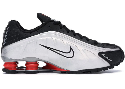 Nike Shox R4 Negro Plata Metalizado
