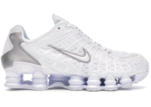 Nike Shox TL Blanco Plata Metalizado